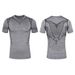Maglia aderente a maniche corte da uomo, ad asciugatura rapida, per corsa all'aperto, traspirante e anti-sudore_voghion.com
