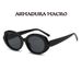 Fashion square small frame sunglasses Korean star ultraviolet same glasses_voghion.com