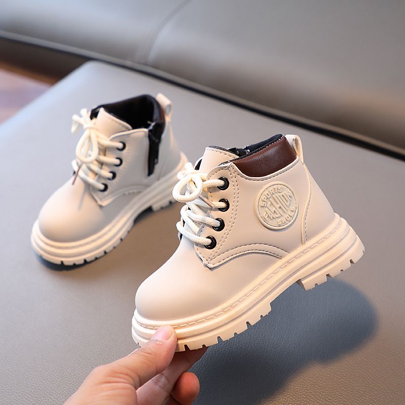 Child's shoes Autumn and winter new children's shoes Girls baby boots Small yellow boots boys casual ankle boots_voghion.com