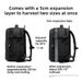 Vacuum Compression Men's Travel Expansion Backpack Business Casual Commuting Computer Women's Bag_voghion.com