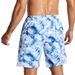 Summer Men's Double layered 2-in-1 Beach Large Running Mesh Sports Quarter Pants Quick drying and Waterproof_voghion.com