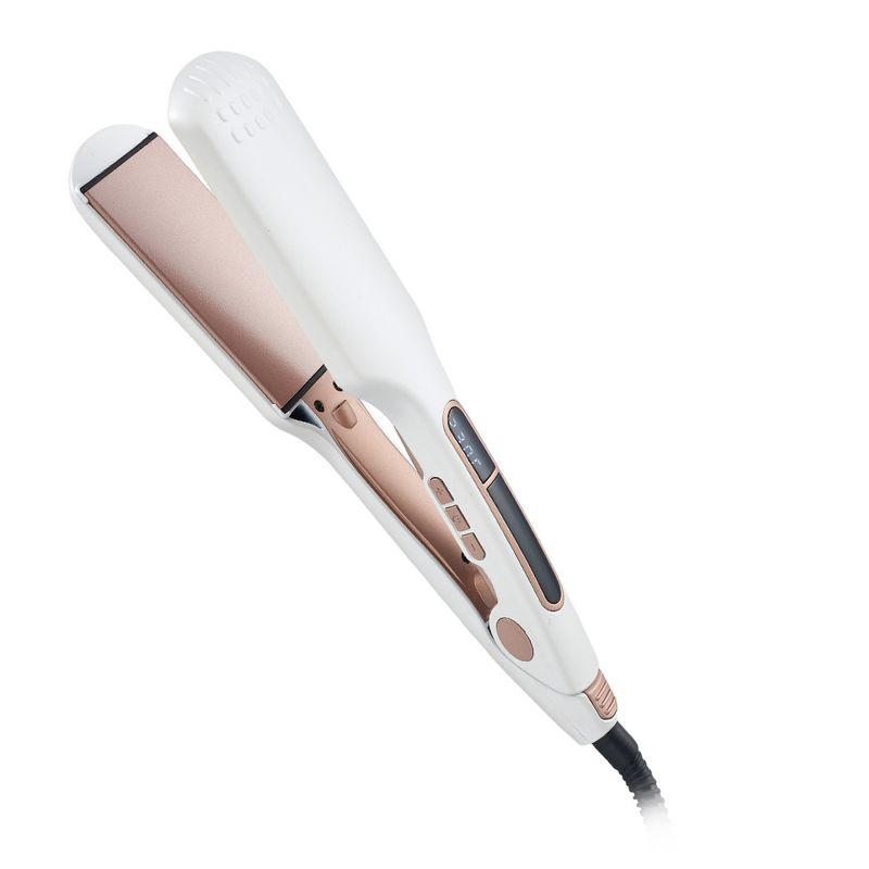 Infrared Professional Hair Straightener, 10s Fast Heat-up, 2-in-1 Flat Iron For Curling & Straightening_voghion.com