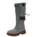 Overknee-Langstiefel für Damen, Herbst/Winter 2023, neue Denim-Arbeitsstiefel mit dicken Sohlen, Shell Toe High Tube-Reitstiefel_voghion.com
