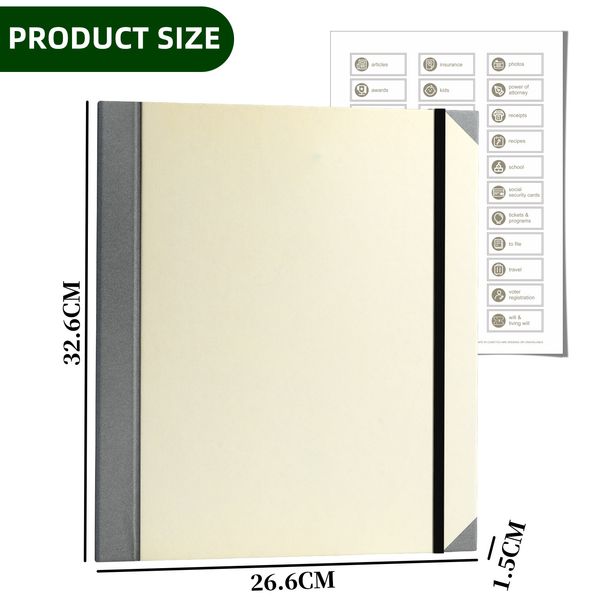 In Case I Go Missing Binder Manila pocket folder wholesale accordion bag_voghion.com