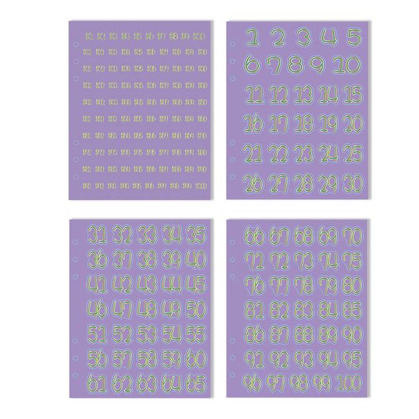 100 Envelope Challenge Binder - A5 PU Leather Savings Tracker With 4 Grid Inserts & Stickers, Motivational Budget Planner For Couples & Individuals_voghion.com