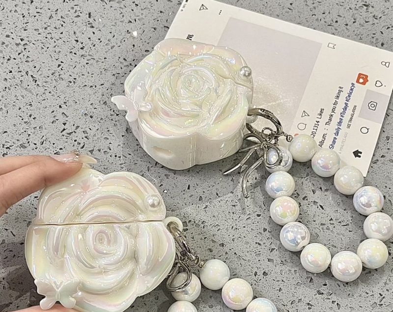 Advanced Color Plated Camellia 4 Protective Cover Pro2 Earphone Case 1/2 Generation 3_voghion.com