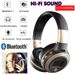 Cuffie Bluetooth wireless con cancellazione del rumore, auricolari stereo over-ear, Regno Unito_voghion.com