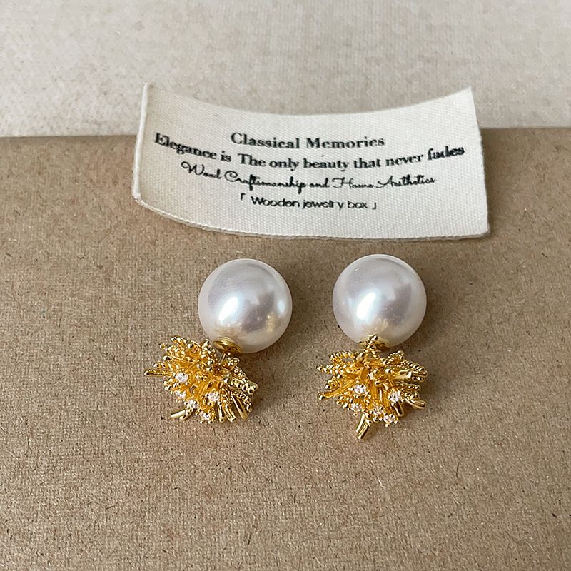 Orecchini a forma di fuochi d'artificio da donna, stile unico, versatili, alla moda, squisiti e alla moda._voghion.com