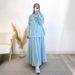 Women's Clothing Spring Women's Muslim Women's Clothing Set Loose Long Sleeve Shirt Skirt Set_voghion.com