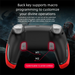 PS4 Wireless Bluetooth Controller For PC TV IOS Android Switch Macro Back Button Continuous Private Mode_voghion.com
