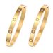 Bracciale in acciaio inossidabile a forma di cuore popolare europeo e americano con diamanti Bracciale in acciaio inossidabile a forma di cuore in oro con diamanti all'ingrosso_voghion.com