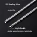 Fashion Full Moissanite Tennis Necklace Bracelet With GRA Certificate 2.5-5mm Lab Diamond for Women Men Sterg Sliver Neck Chain_voghion.com