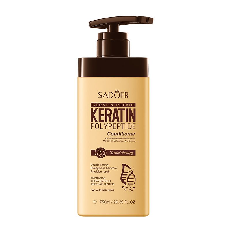 Full English Keratin Peptide SADOER Glatte, pflegende, seidige Spülung_voghion.com