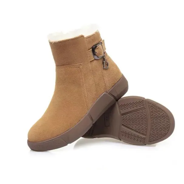 Winter Snow Boots: Fur-ed Warm Anti-slip Sole Casual Short Booties For Women 7fb0_voghion.com