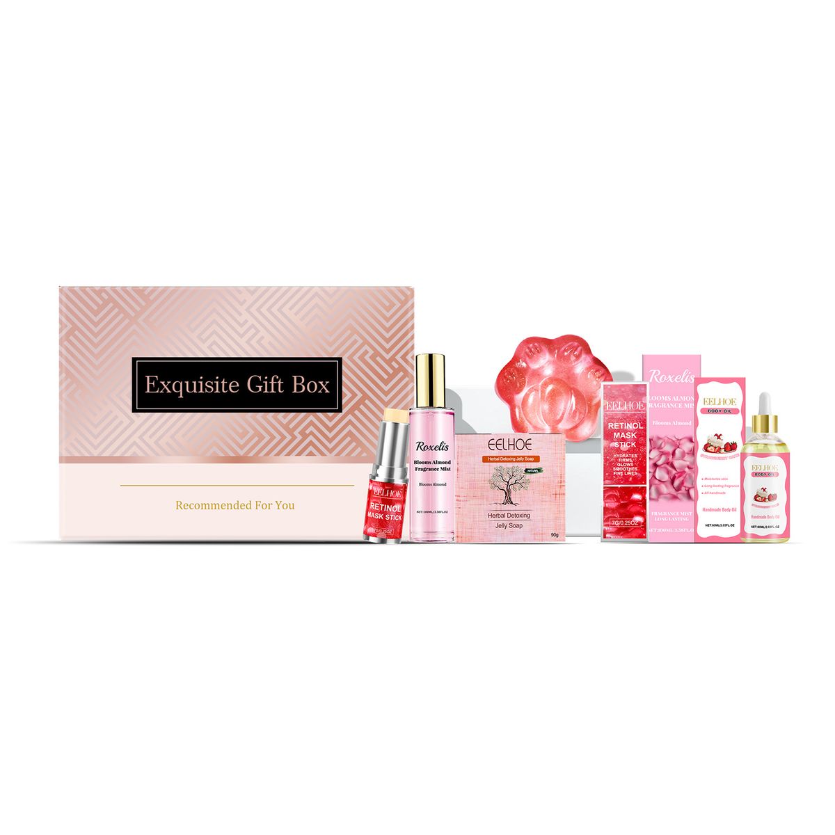 Gift Box Moisturizing Facial Skin, Moisturizing, Shining, And Caring For Daily Skincare Products Set_voghion.com