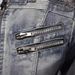 Suitable For All Seasons 2024 Men's Denim Casual Plus Size Stand Collar Zipper Motorcycle Riding Jacket Trendy_voghion.com