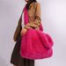 Luxury Faux Fur Tote Bag With Long Shoulder Strap, Large Capacity Soft Fluffy Handbag For Women, Stylish Crossbody Bag For Daily Use_voghion.com