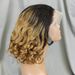 The wig is full of real hair shorts13*4 full frontal bobo human hair loose wave lace frontal 100% human hair 14in_voghion.com