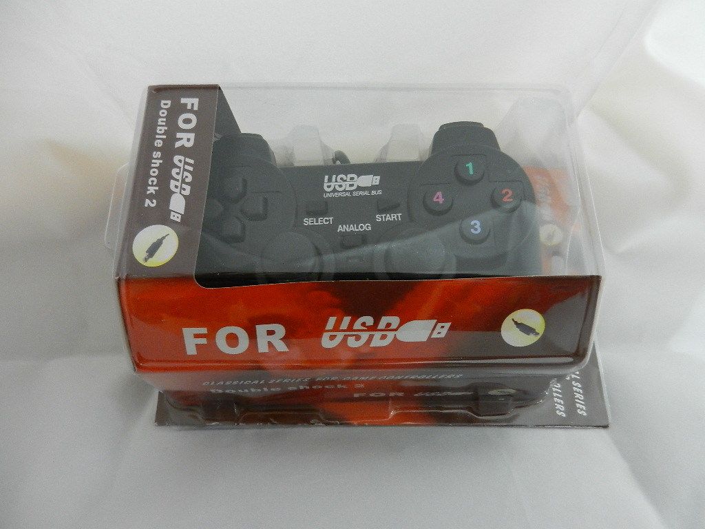 Controlador de juegos de computadora USB con vibración simple y doble para PC_voghion.com