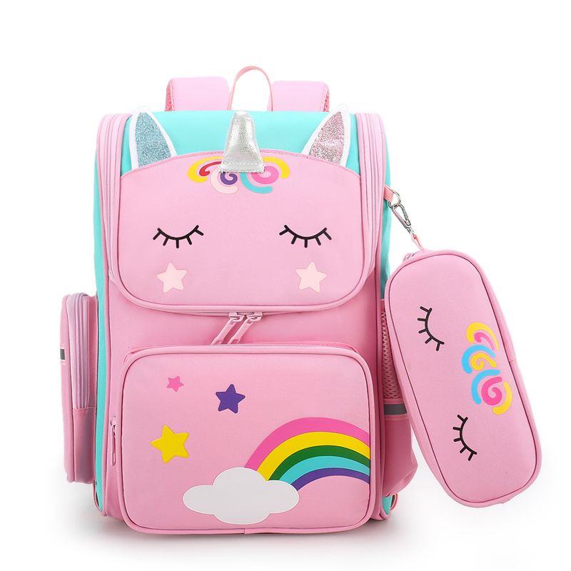 Neuer Grundschüler, Rucksack für Mädchen im Alter von 2–5 Jahren mit großem Fassungsvermögen und doppeltem_voghion.com