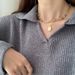 Collier polyvalent hip-hop simple et à la mode 2022 nouvelle tendance niche design chaîne de pull ins collier de style froid_voghion.com