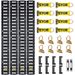 Il set E-Tracks include anelli a W/D da 5 piedi E O e 4 x 2 x 8 in acciaio e tiranti di ancoraggio singoli e binari e 8 anelli con fessura, kit di binari da 30 pezzi, binario 8_voghion.com