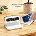 New Charging Music Touch Night Light Multifunctional Alarm Clock Bedside Bluetooth Speaker Wireless Charger_voghion.com