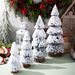 Mini Cedar Christmas Tree Decorations For Tabletop, Small Artificial Christmas Tree For Holiday Home Decor, Festive Centerpiece_voghion.com