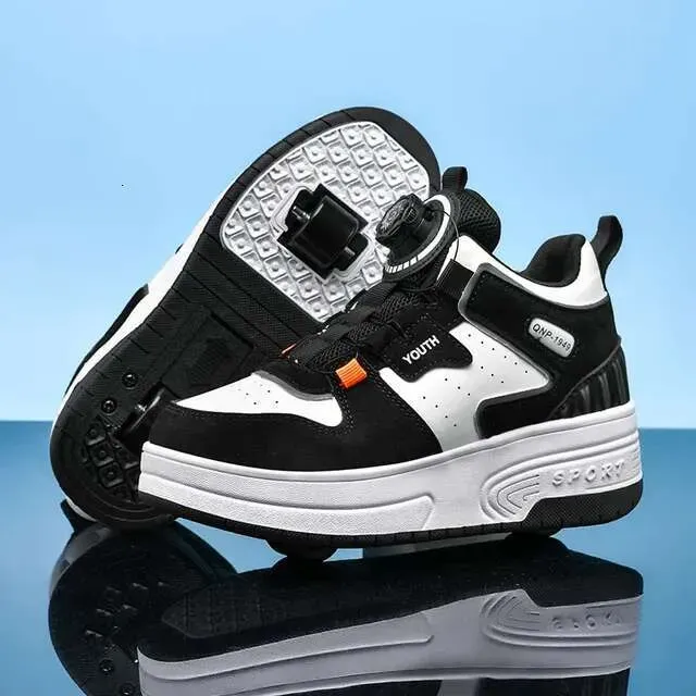 Rollschuhe für Kinder, 2 Rollen, Rollschuhschuhe, Sneaker, fliegende Schuhe, atmungsaktiv, für Jungen und Mädchen, Geschenk für draußen, Herbst 5–15_voghion.com