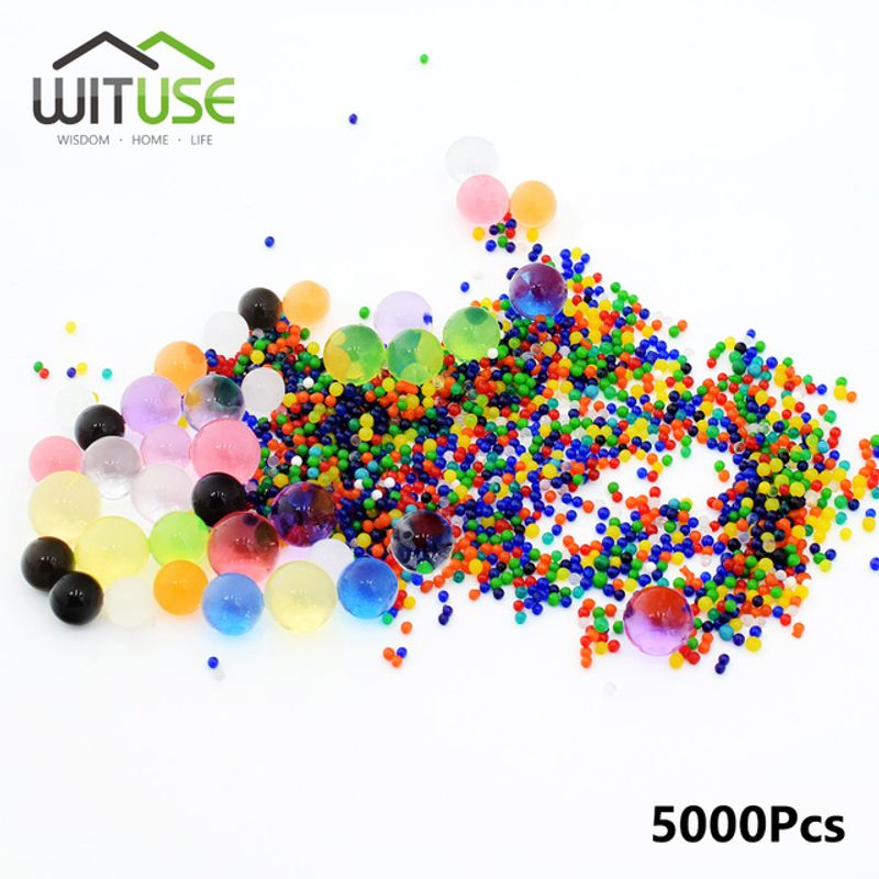 5000 Stück Hydrogel-Kugeln, wachsende Wasserbälle, Perlen, Kristallgel-Wasserperlen, Aqua Jelly Beads wachsen, Wasser wachsende Kugeln, Kristallboden_voghion.com