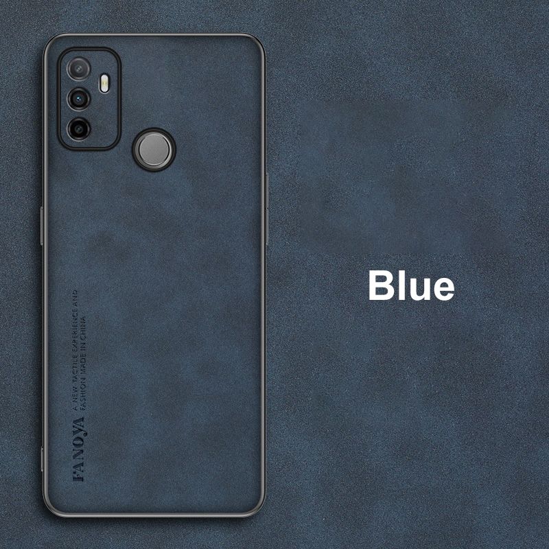 Custodia per telefono in pelle di lusso per OPPO A53 A53S 4G 2020 Cover Business in silicone con protezione completa per OPPO A32 A33 A53 S _voghion.com