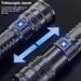 10000000LM LED White Laser Built-in Battery Flash Light Emergency Spotlights 5km Most Powerful LED Flashlights Tactical_voghion.com