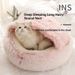 Pet Crystal Warm Half Pack Deep Sleep Long Plush Cat Dog Nest_voghion.com