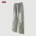 Man's clothing Washed change drawstring bunched feet woven lumber overalls men's fashion brand_voghion.com