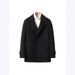 Premium Double-Faced Wool Overcoat For Men – Slim-Fit Long Peacoat With Double-Breasted Closure (S-5XL, Black/Taupe/Charcoal)_voghion.com