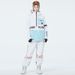 Snow & Rainwear Unisex Ski Hoodie & Pants Set – Waterproof Windproof Snowboarding Outfit With Color Blocking_voghion.com
