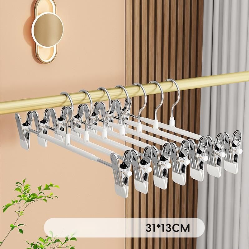 Household Hangers Hanging Special For Drying No Trace Stainless Steel Pants Clips_voghion.com