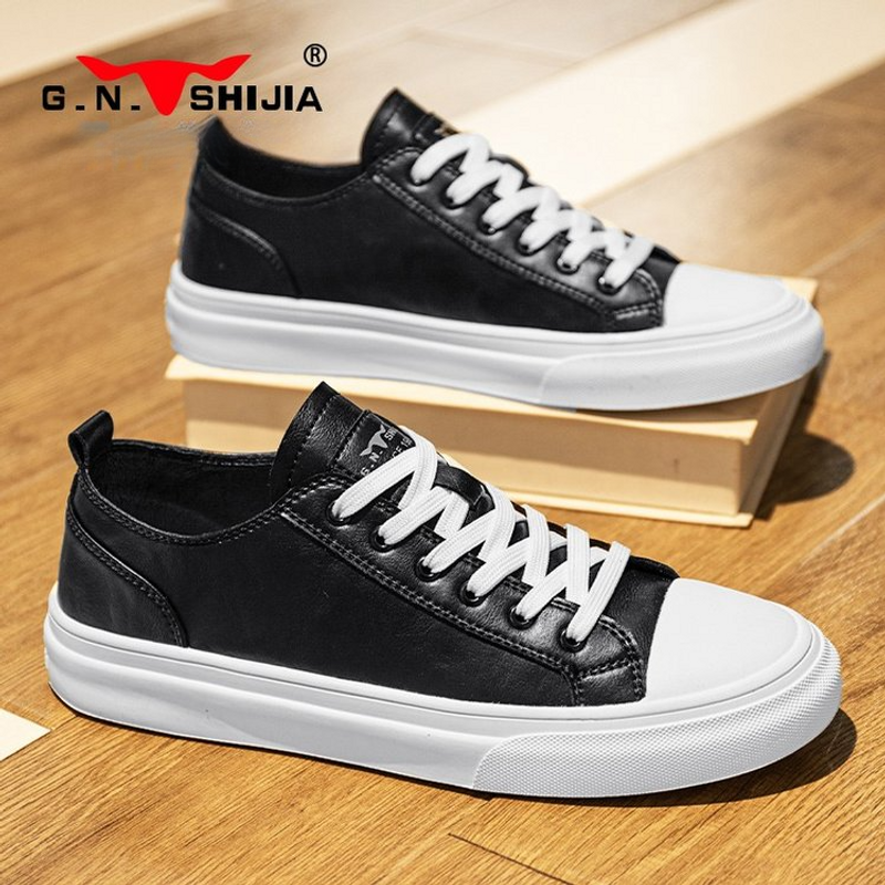 Bull Family Genuine Leather Casual Shoes Summer New Style_voghion.com