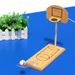Jogo de mesa de madeira Mini máquina de arremesso de cesta de basquete Brinquedo educacional interativo para pais e filhos_voghion.com
