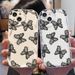 TechGlobe Korean Style Fashion Butterfly Summer 15 PM Phone Case 14 Transparent IPhone 16 Beautiful 13 Wave Pattern_voghion.com