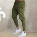 Pants Men's Slim Fit Sweatpants with Drawstring Waist Soft Breathable Fabric Ankle-banded Gym for Convenience_voghion.com
