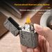 Mecha EDC Feuerzeug aus Titanlegierung, personalisierbar im Kerosin-Stil, hochwertiges Premium-Feuerzeug für Herren_voghion.com