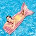 Mermaid Glitter Inflatable Floating Lounger - Sit Or Lie Down On Water, Pool & Beach Float_voghion.com