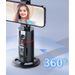 New Mobile Phone PTZ P02 Desktop Live Broadcast Panoramic Camera Following Bracket AI Face Recognition 360 °_voghion.com