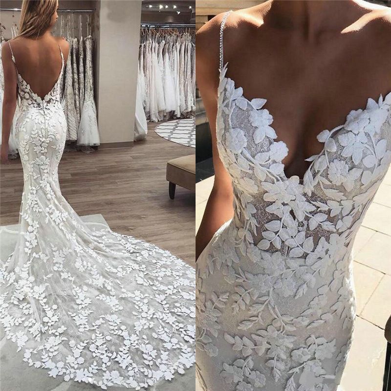 Women's Clothing Lace fishtail light wedding dress retro forest lawn wedding tube top out of the veil bride wedding dress skirt female_voghion.com