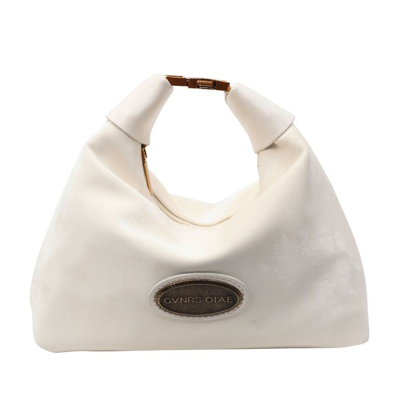 Petit sac à main pour femmes, couleur unie, mode et sens avancé, polyvalent, Style occidental, asymétrique épaule dénudée, nouvelle collection 2024_voghion.com