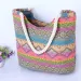 Borsa a tracolla per il pranzo alla moda, casual, estiva, da spiaggia, da donna, di alta qualità, in tela 250714_voghion.com
