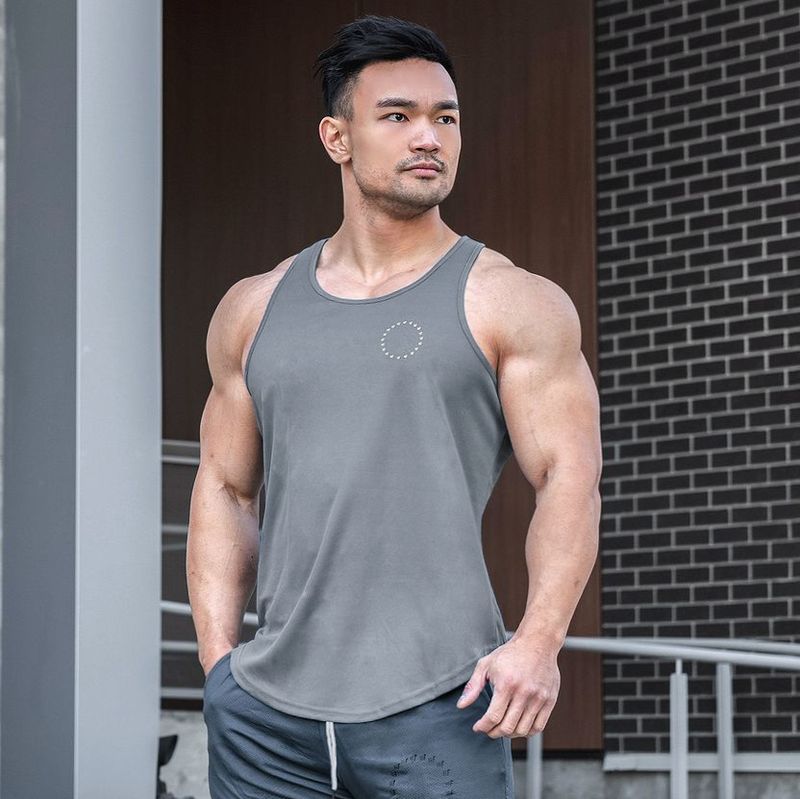 Débardeur d'entraînement pour hommes sans manches athlétique mode décontractée_voghion.com