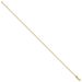 14K 10 Inch 1.4mm Diamond-cut Round Open Link Cable With Lobster Clasp Anklet_voghion.com