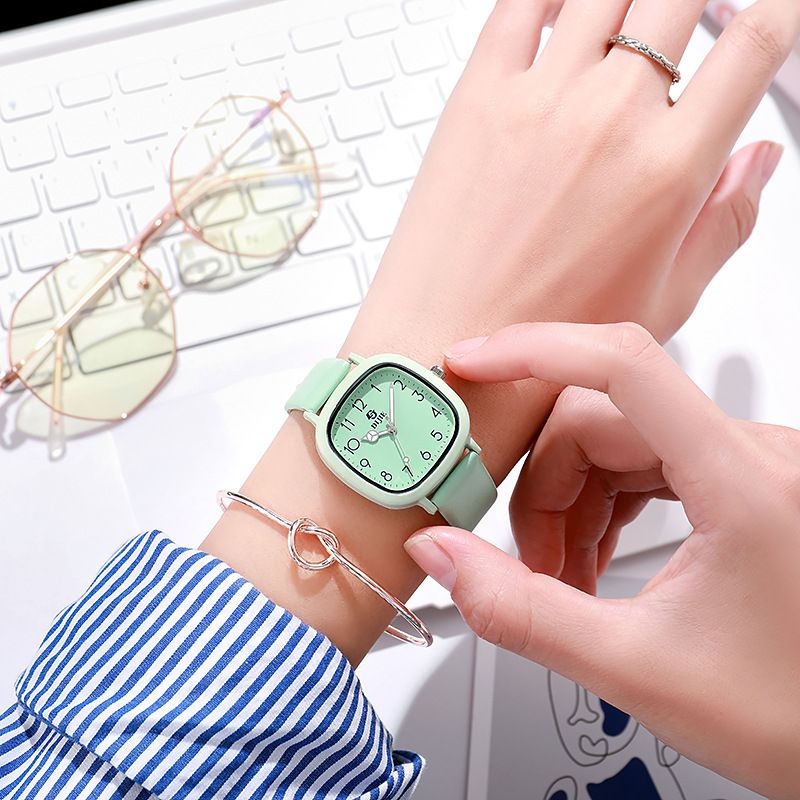 Milk Tea Color Watch Ins Style High Value Junior High School Students Exam For Women Forest Style Small Fresh Niche Design_voghion.com